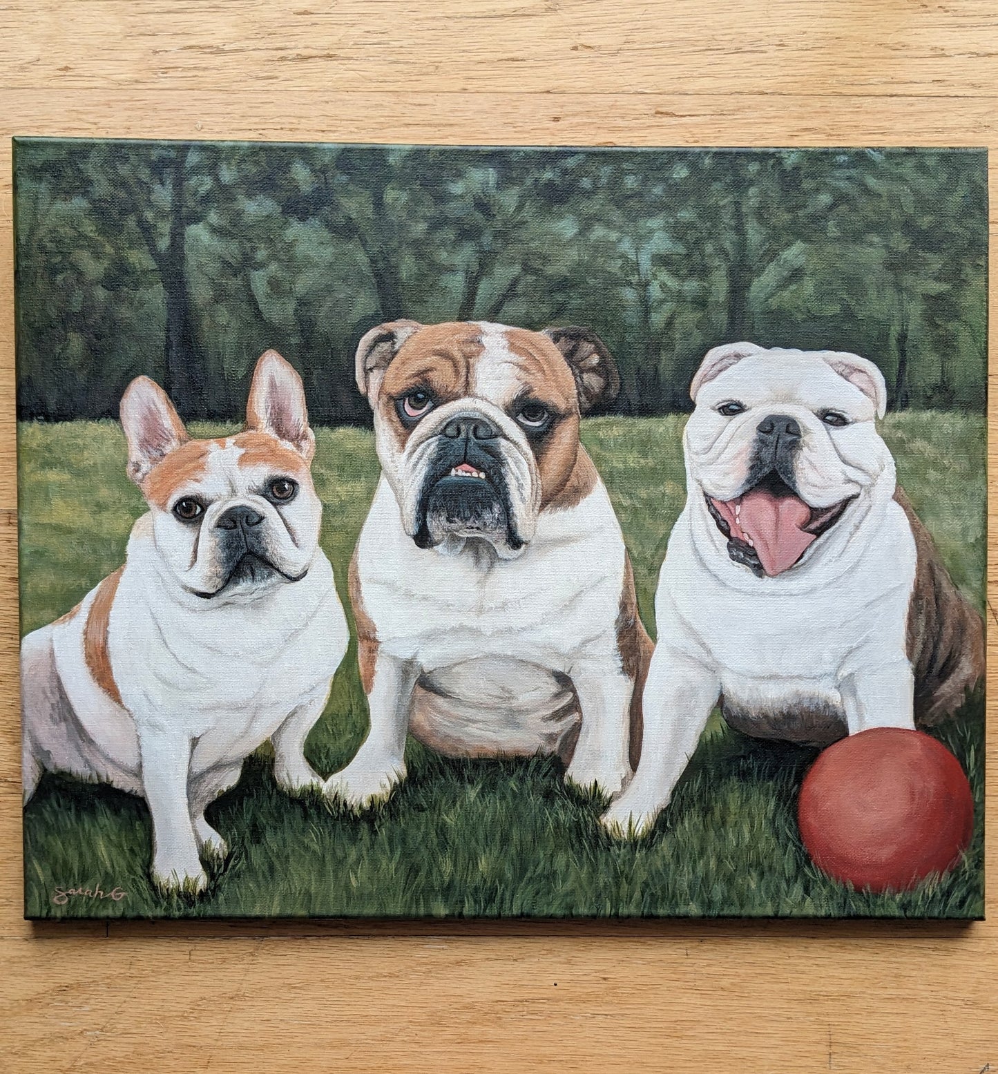 Custom Pet Portraits on Canvas