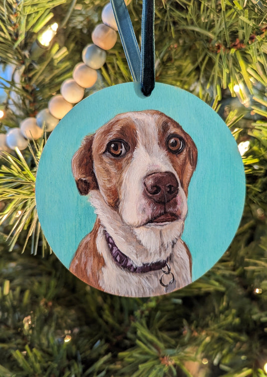 MINI Pet Portrait | Ornament size