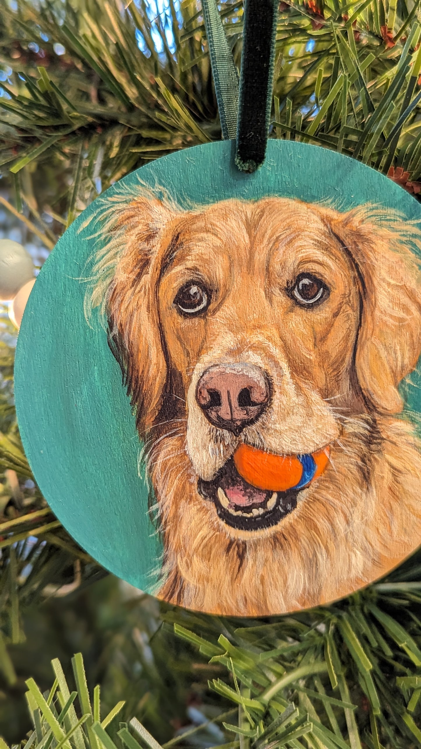 MINI Pet Portrait | Ornament size