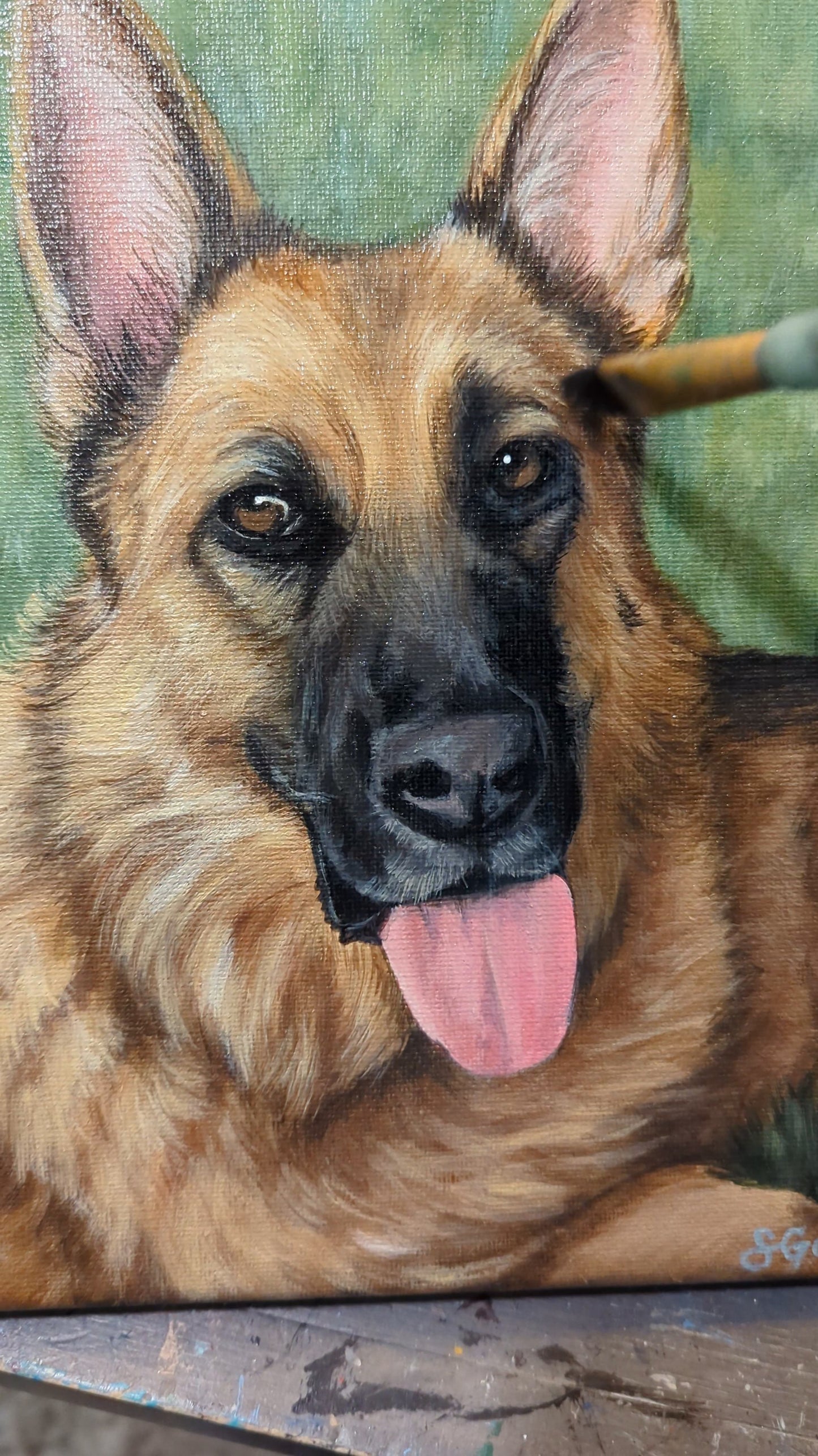 Custom Pet Portraits on Canvas