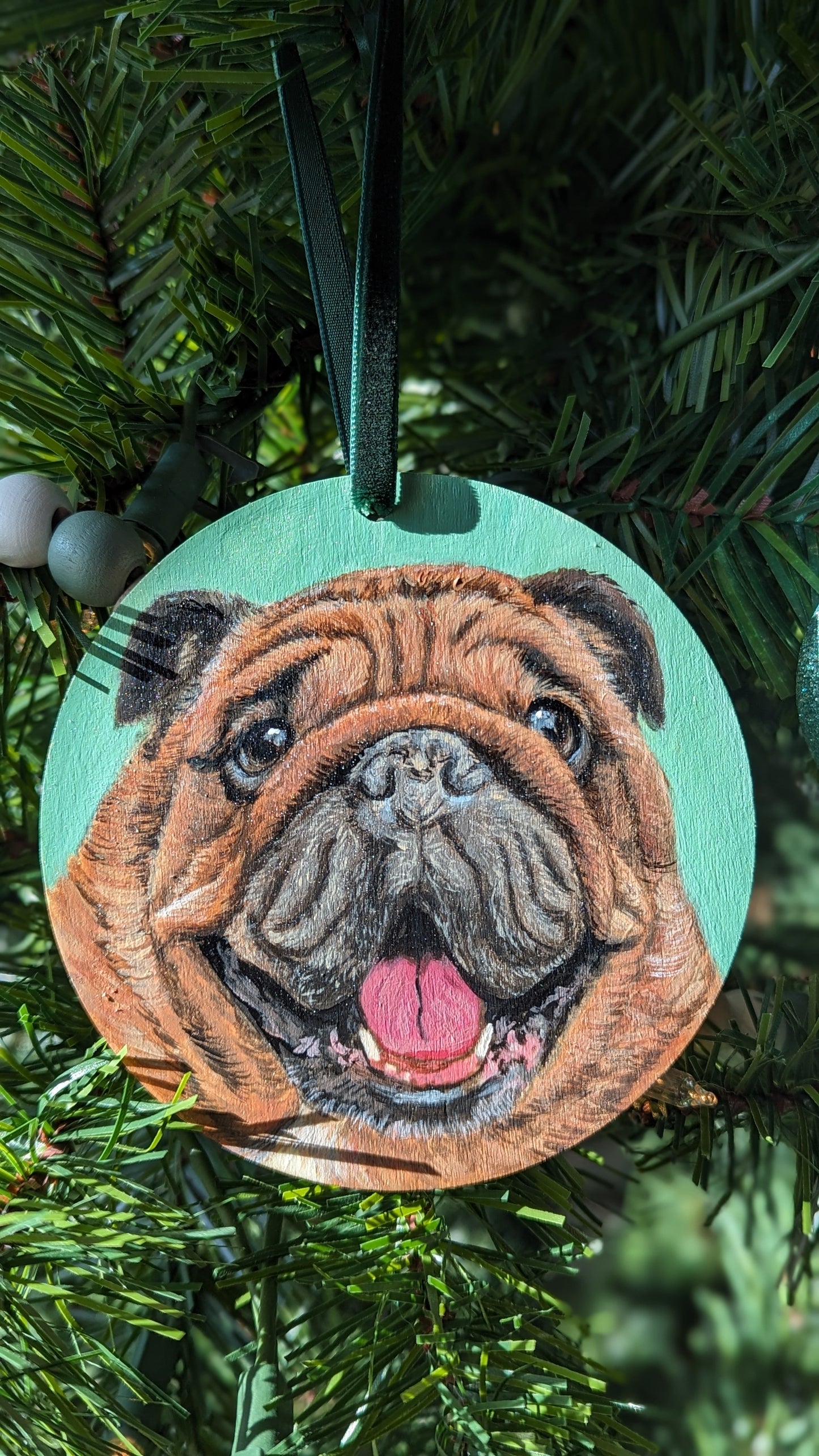 MINI Pet Portrait | Ornament size