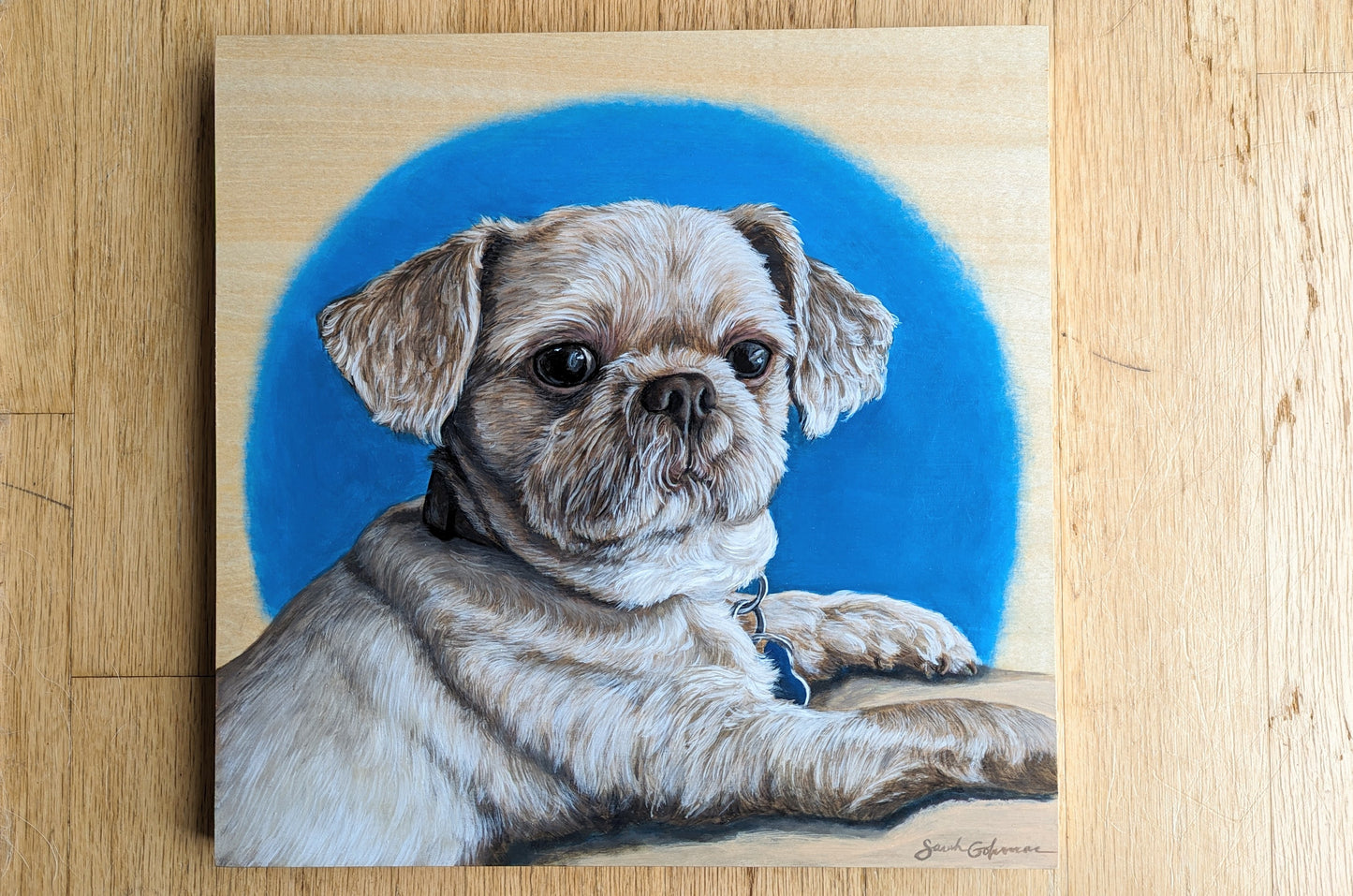 Custom Pet Portraits on Wood