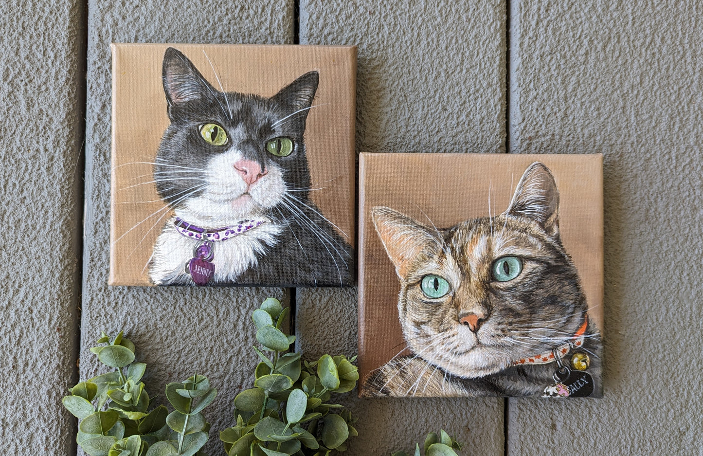 Custom Pet Portraits on Canvas