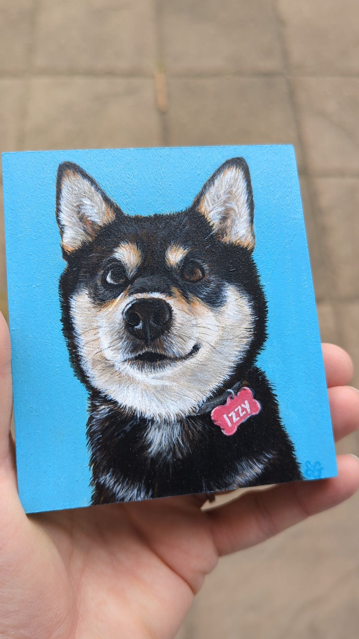 MINI Pet Portrait | Ornament size