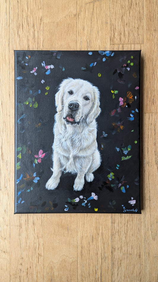 Custom Pet Portraits on Canvas