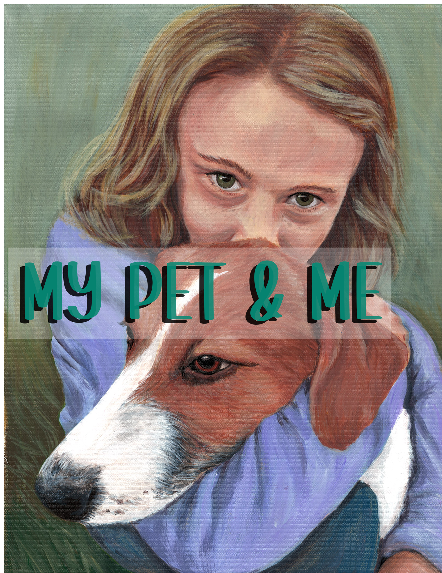 My Pet & Me - Custom Portrait on canvas