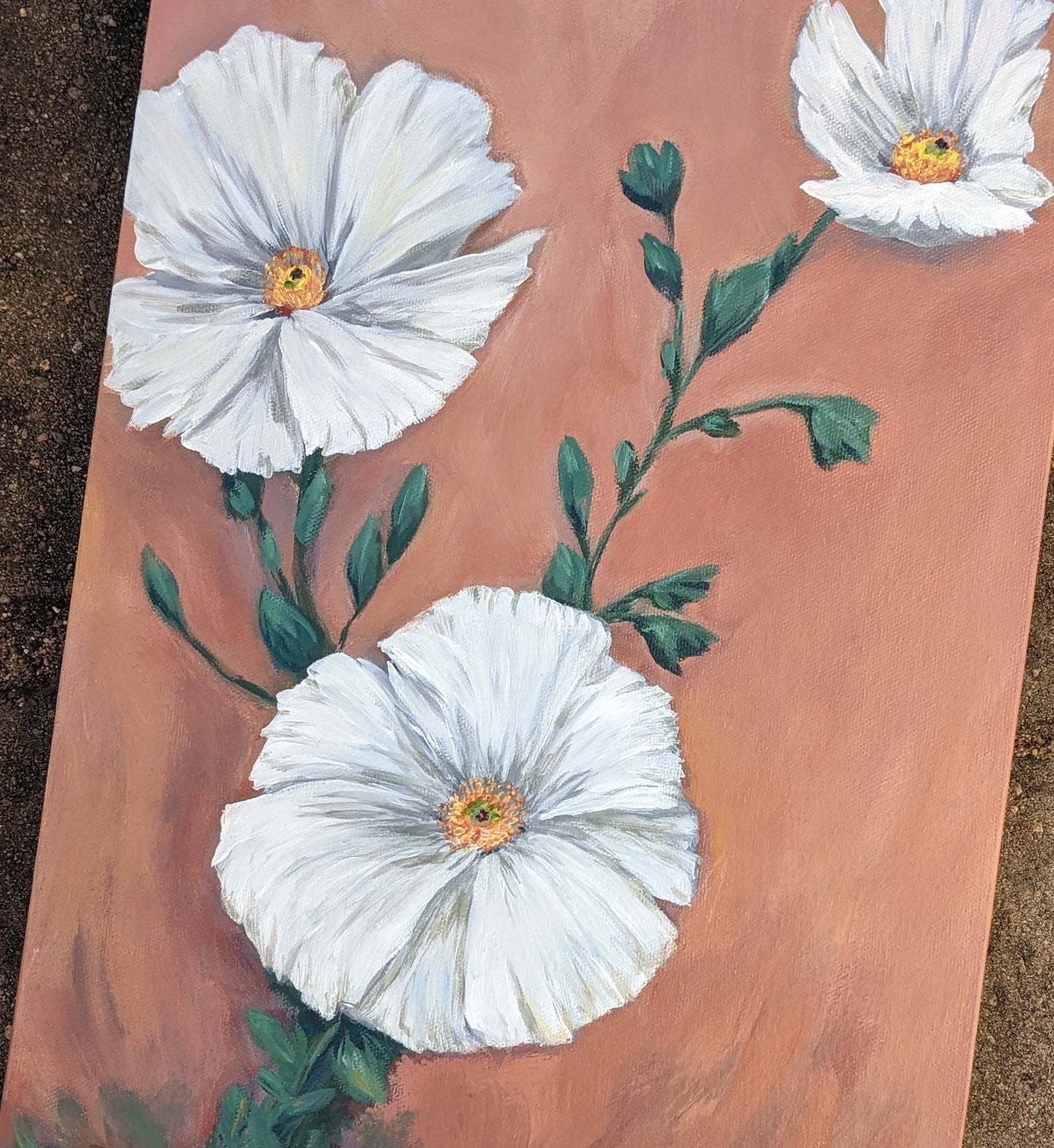 Still in Bloom | 12 x 24 Original Art on Canvas