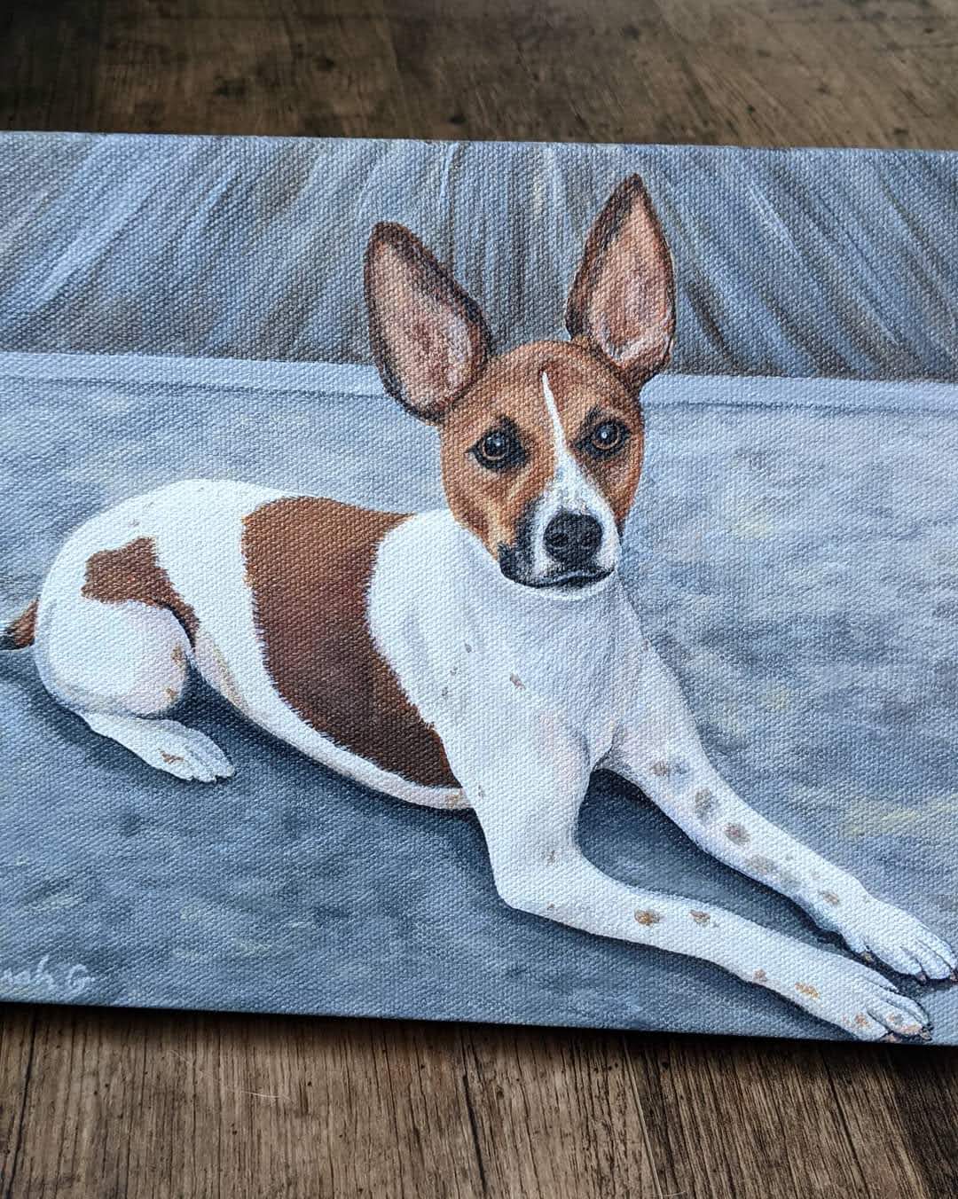 Custom Pet Portraits on Canvas