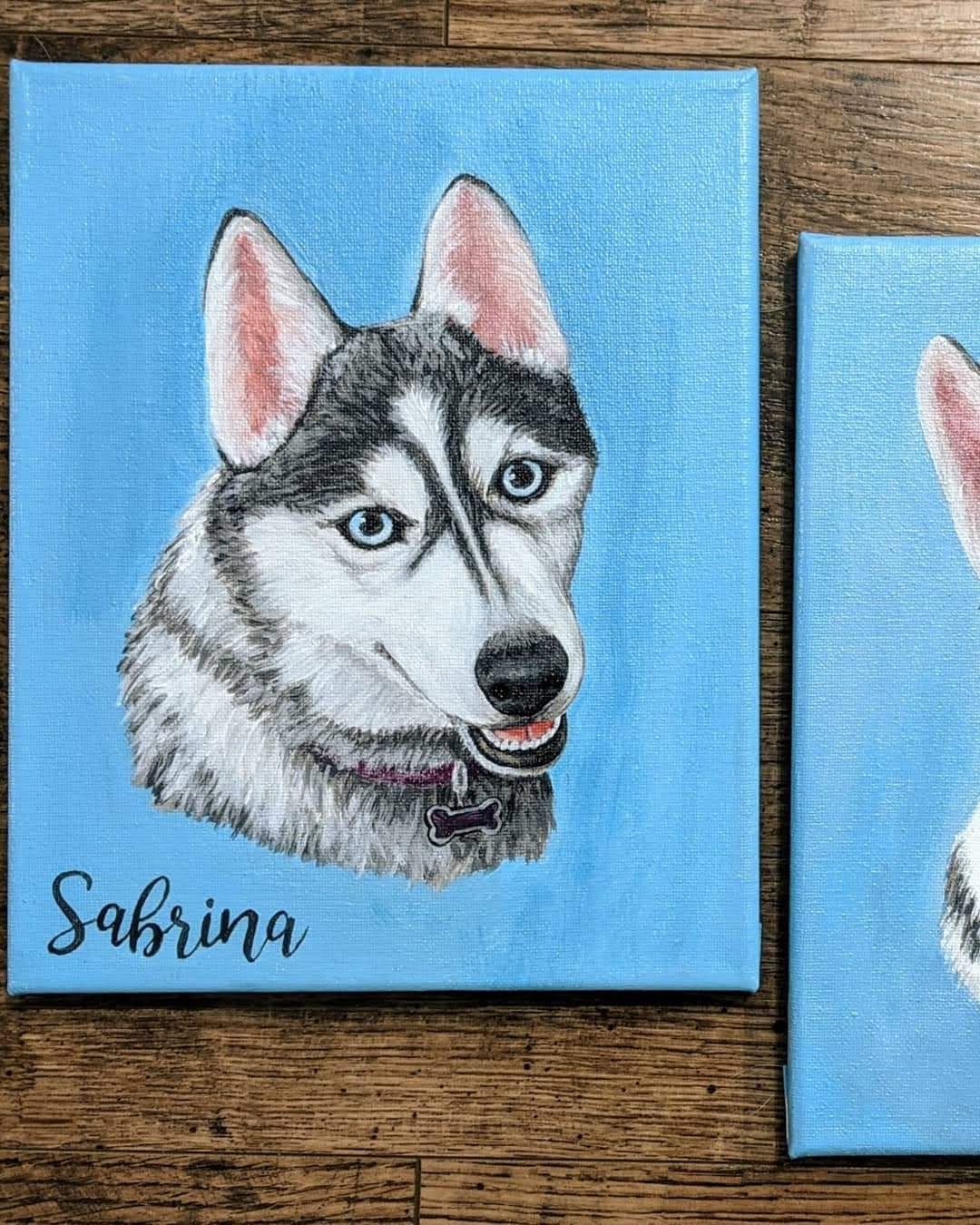 Custom Pet Portraits on Canvas