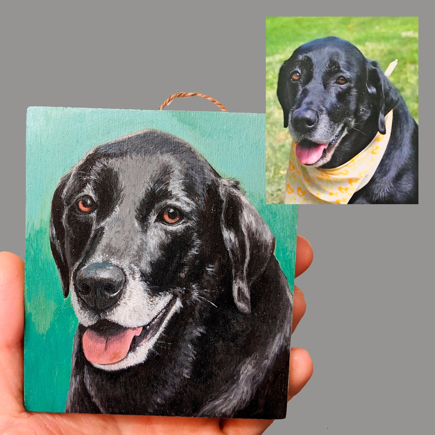 MINI Pet Portrait | Ornament size