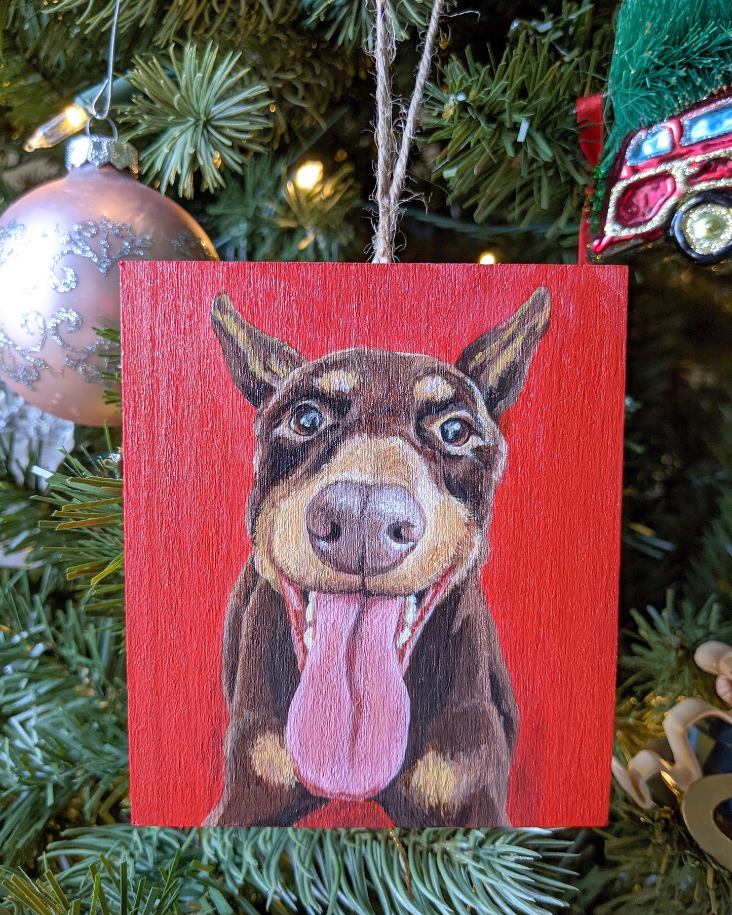 MINI Pet Portrait | Ornament size