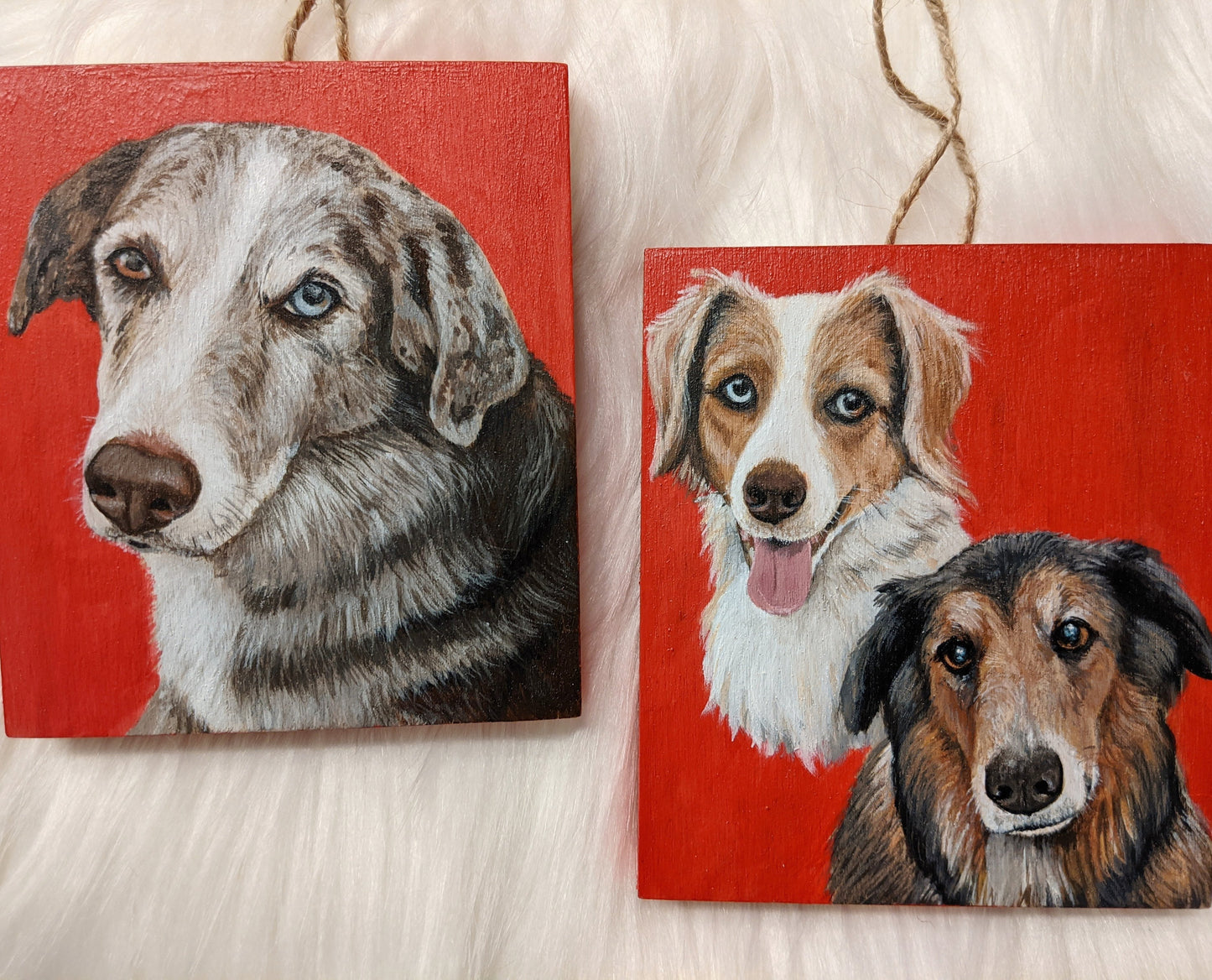 MINI Pet Portrait | Ornament size