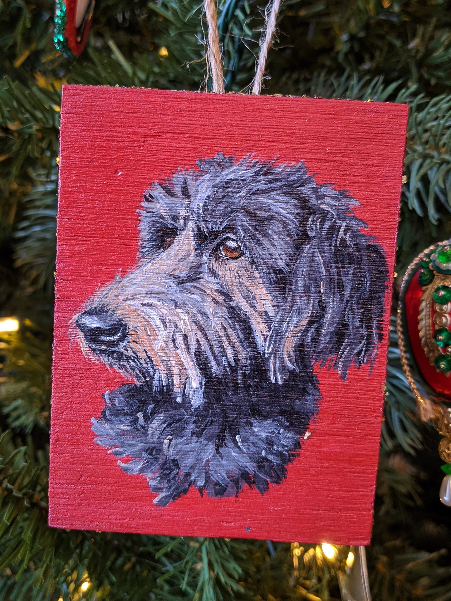 MINI Pet Portrait | Ornament size
