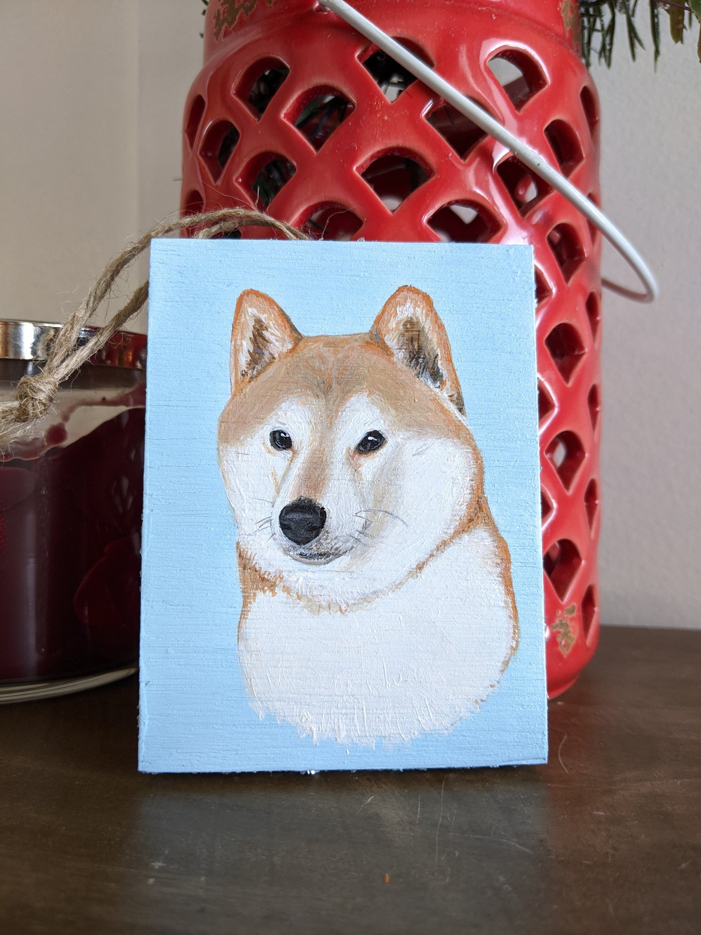 MINI Pet Portrait | Ornament size