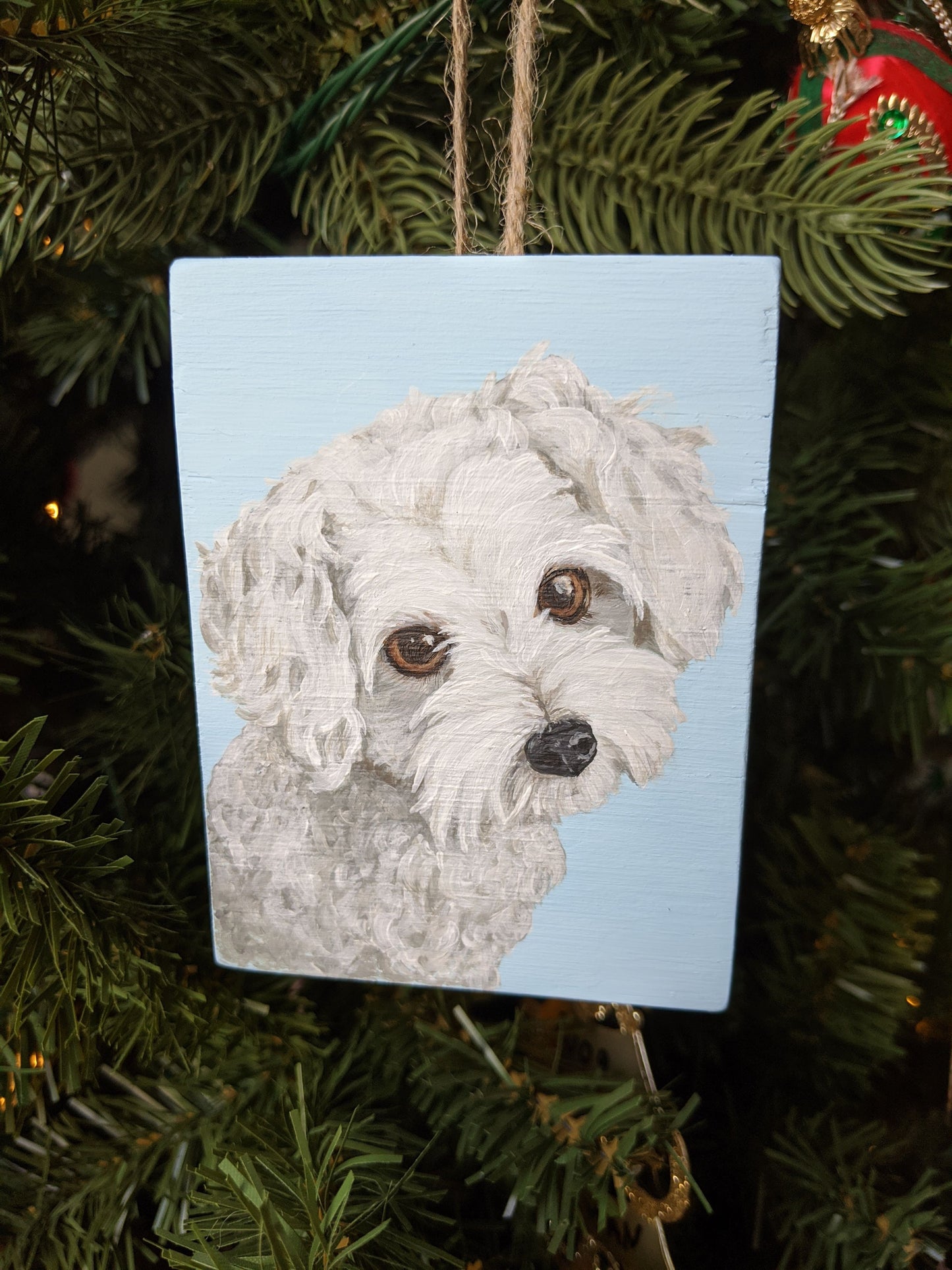 MINI Pet Portrait | Ornament size