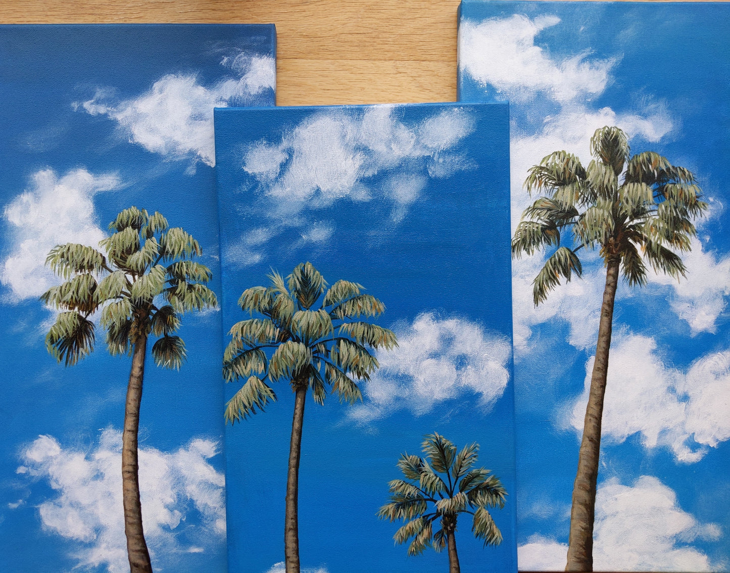 Blue skies and palm trees 1 | 10X20