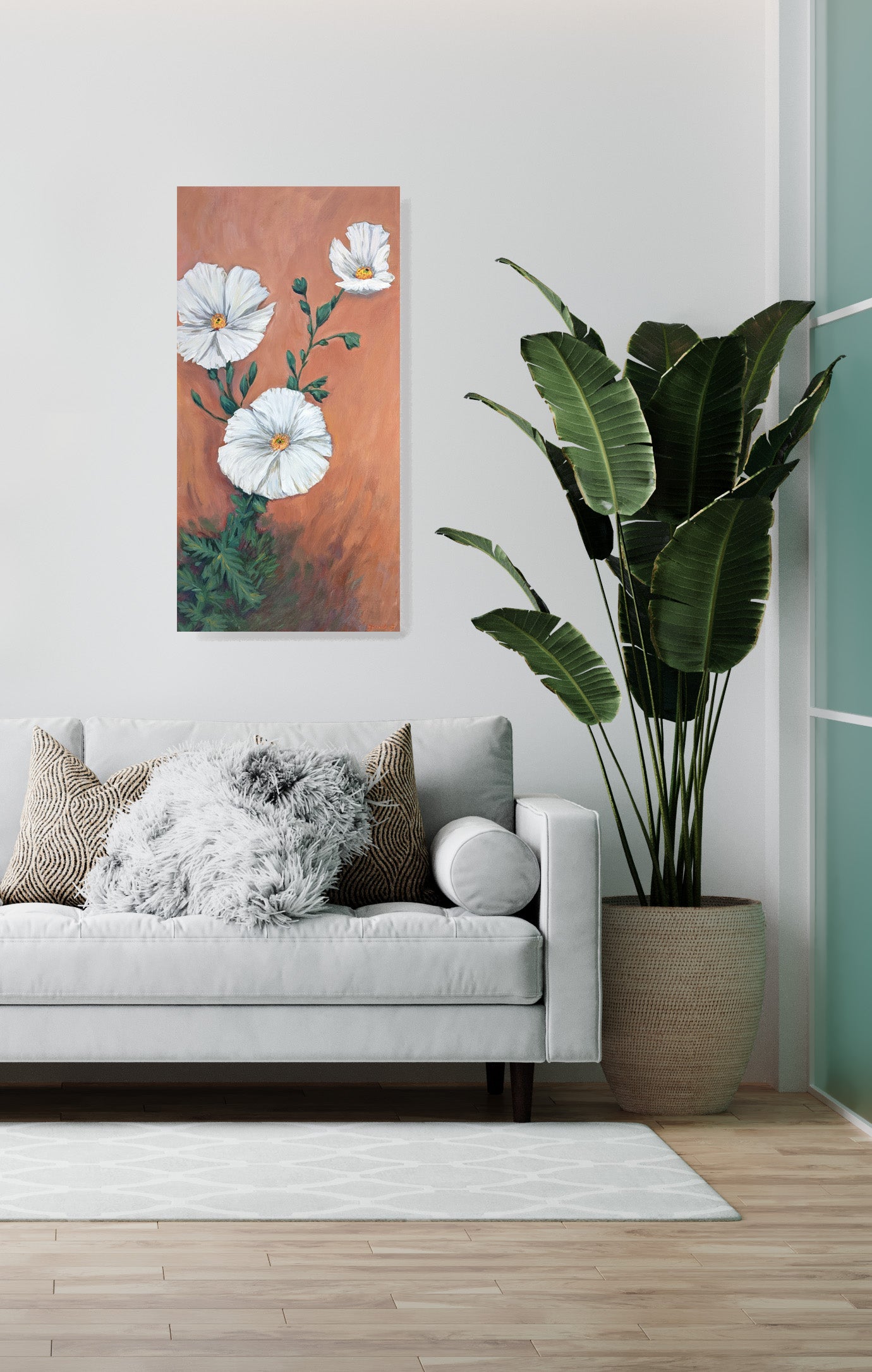 Still in Bloom | 12 x 24 Original Art on Canvas