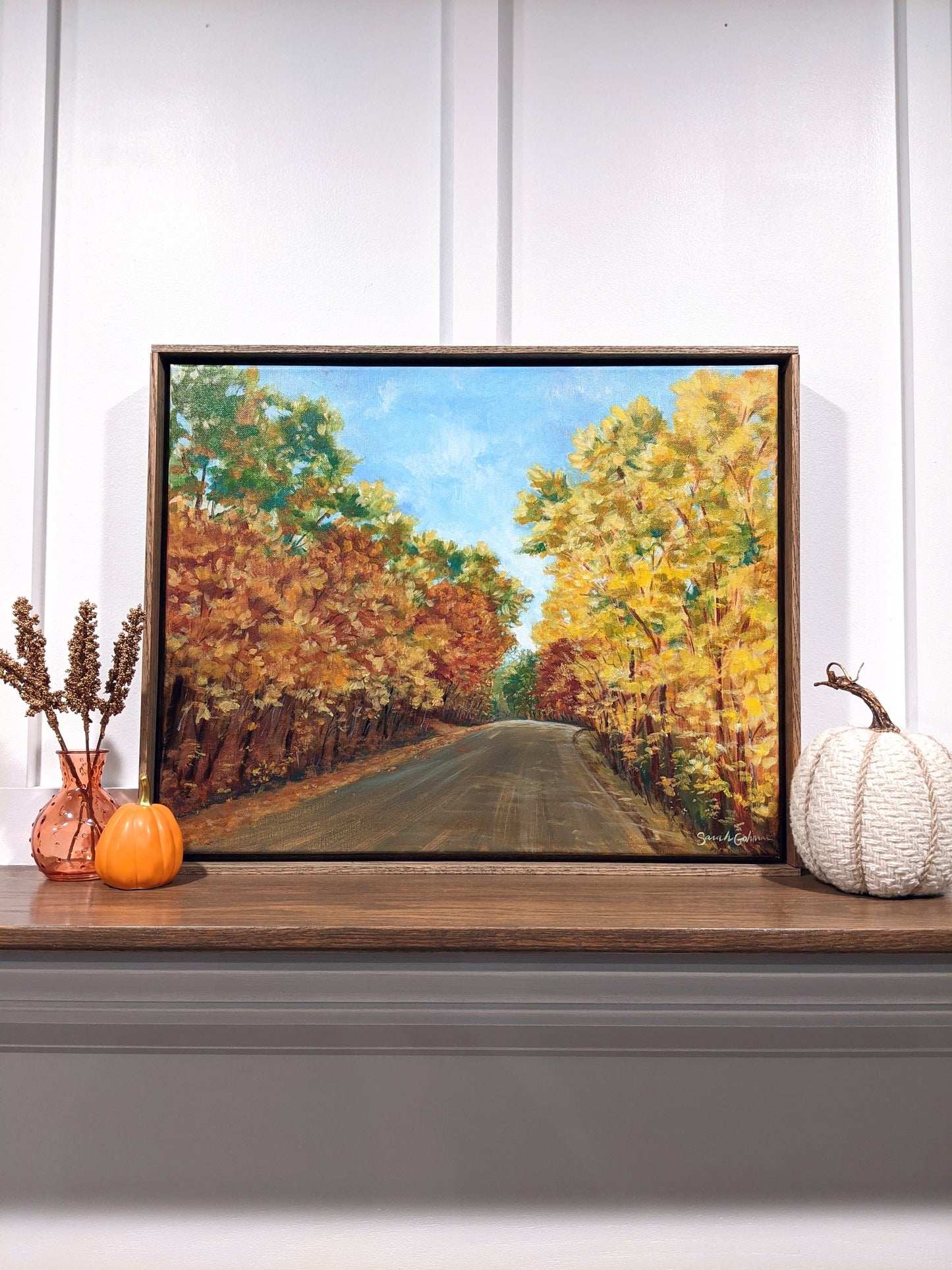 Fallscape 5 | 16X20 Framed original painting