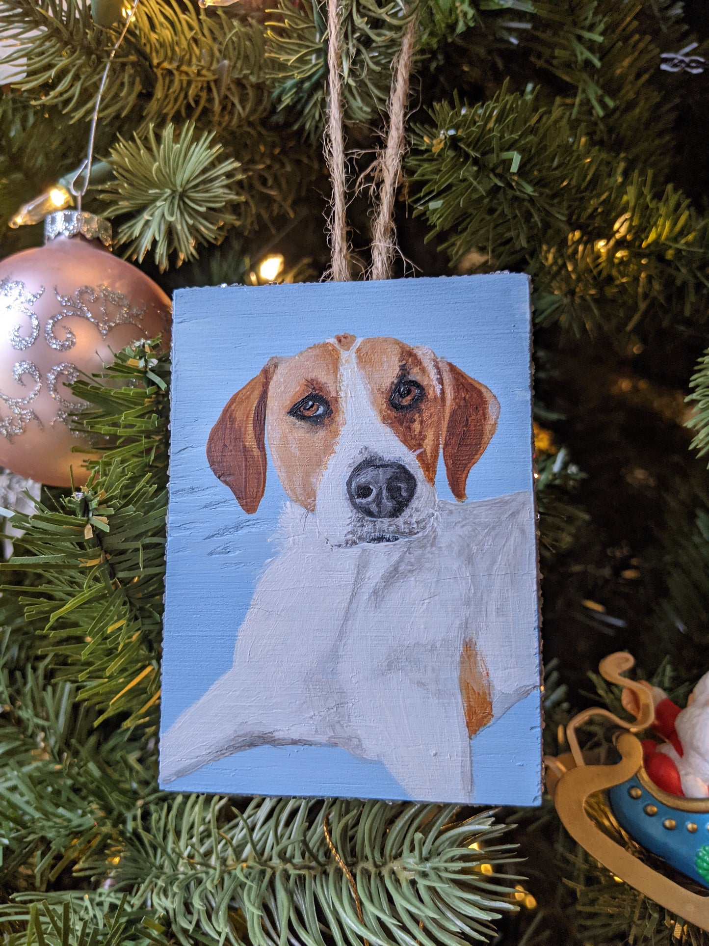 MINI Pet Portrait | Ornament size