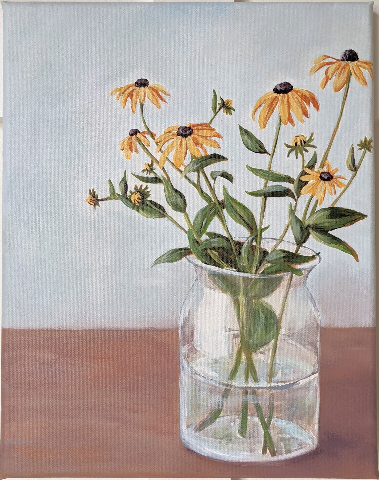 Summer flowers | 11X14 inch painting on canvas