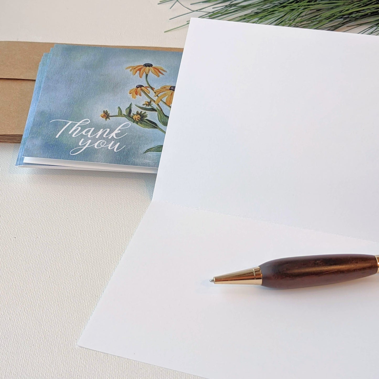 Thank You 'Wildflowers' Greeting cards, blank