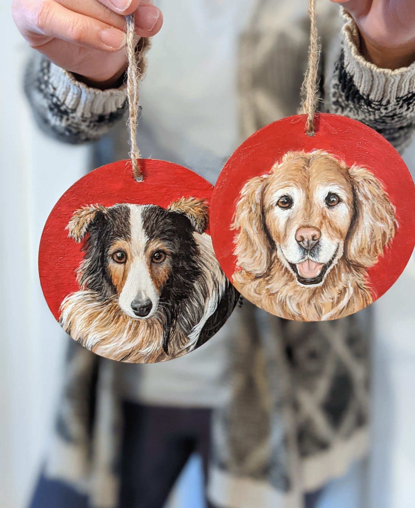 MINI Pet Portrait | Ornament size
