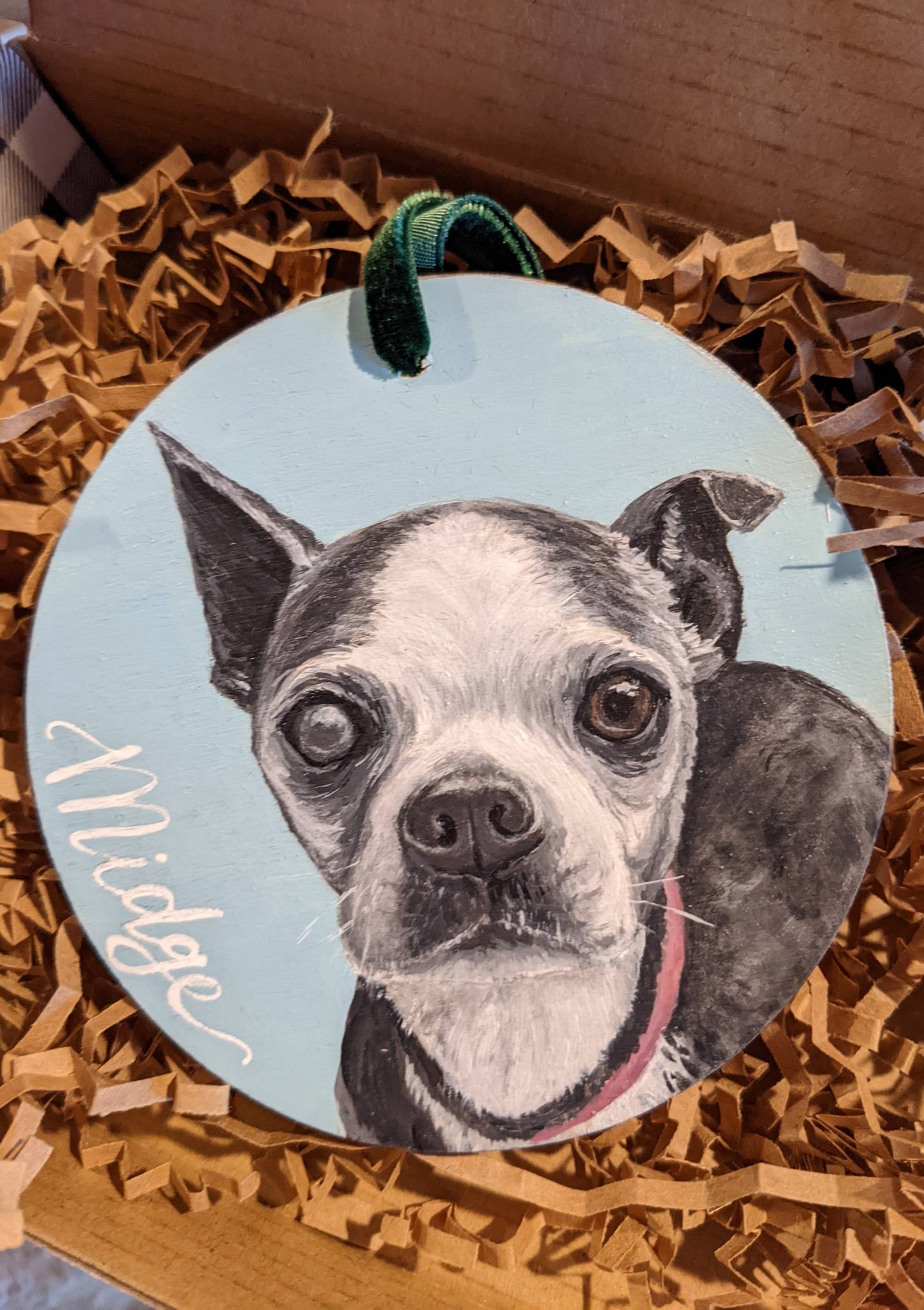 MINI Pet Portrait | Ornament size