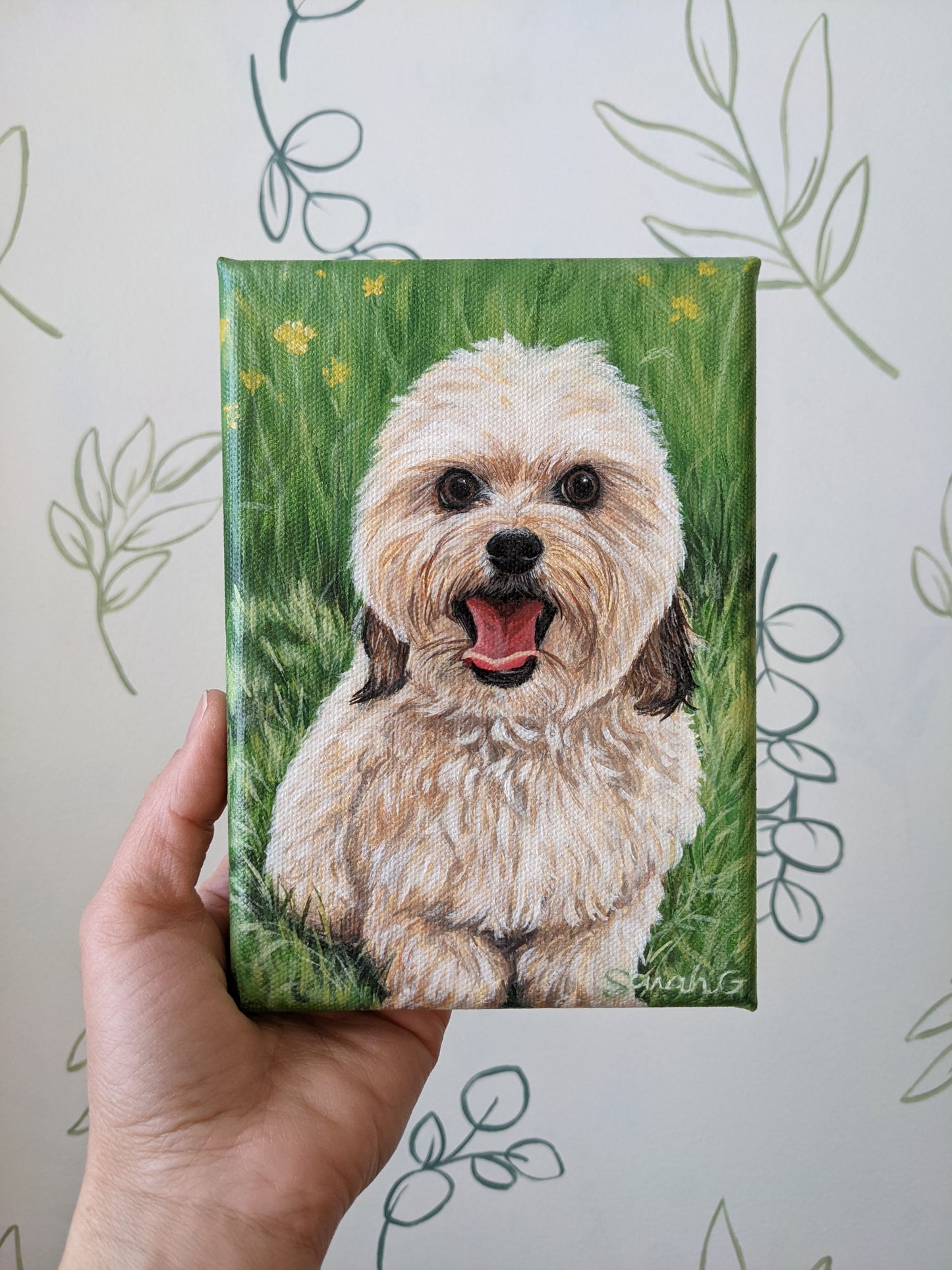 Custom Pet Portraits on Canvas