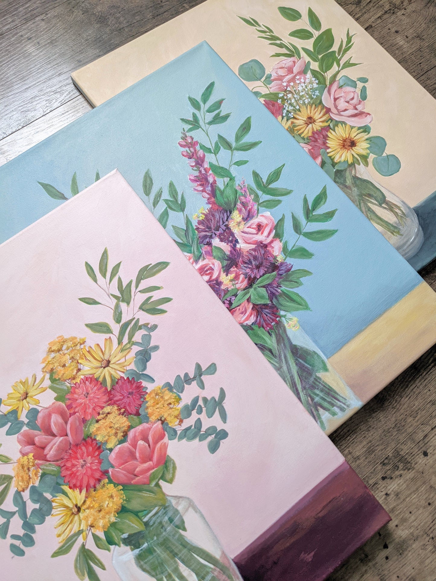 "Summer's Day" - 16x20 framed art on canvas