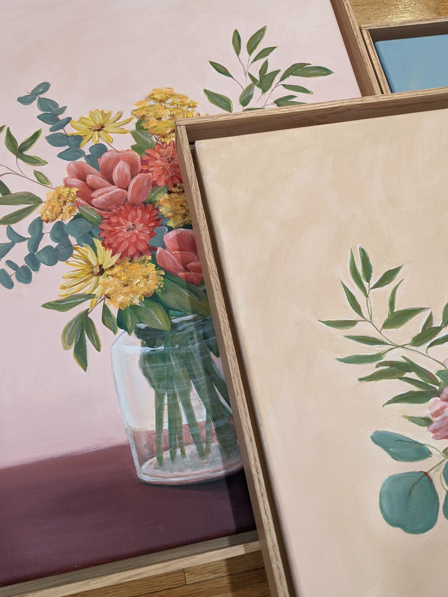 "Summer's Day" - 16x20 framed art on canvas