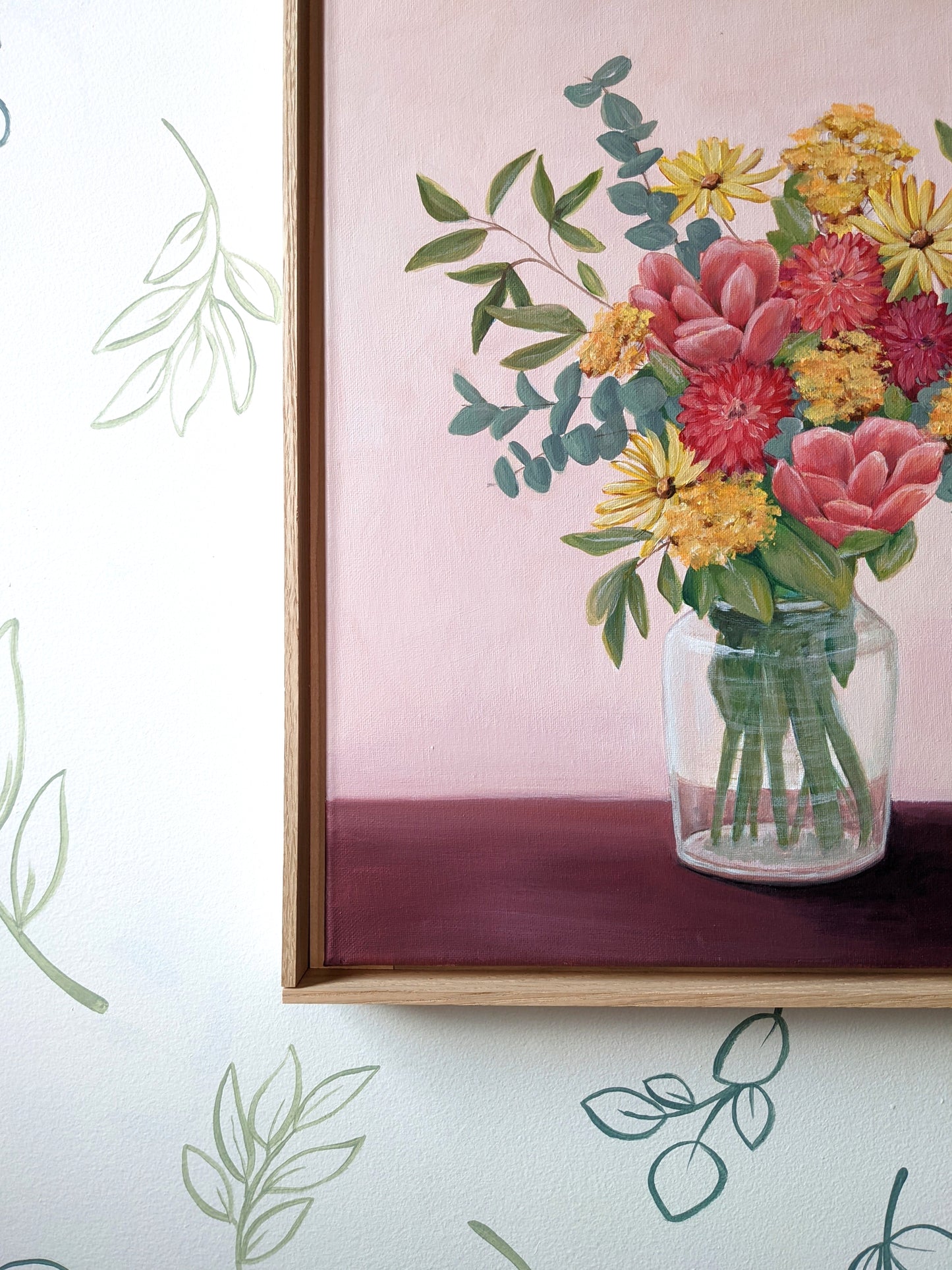 "Summer's Day" - 16x20 framed art on canvas