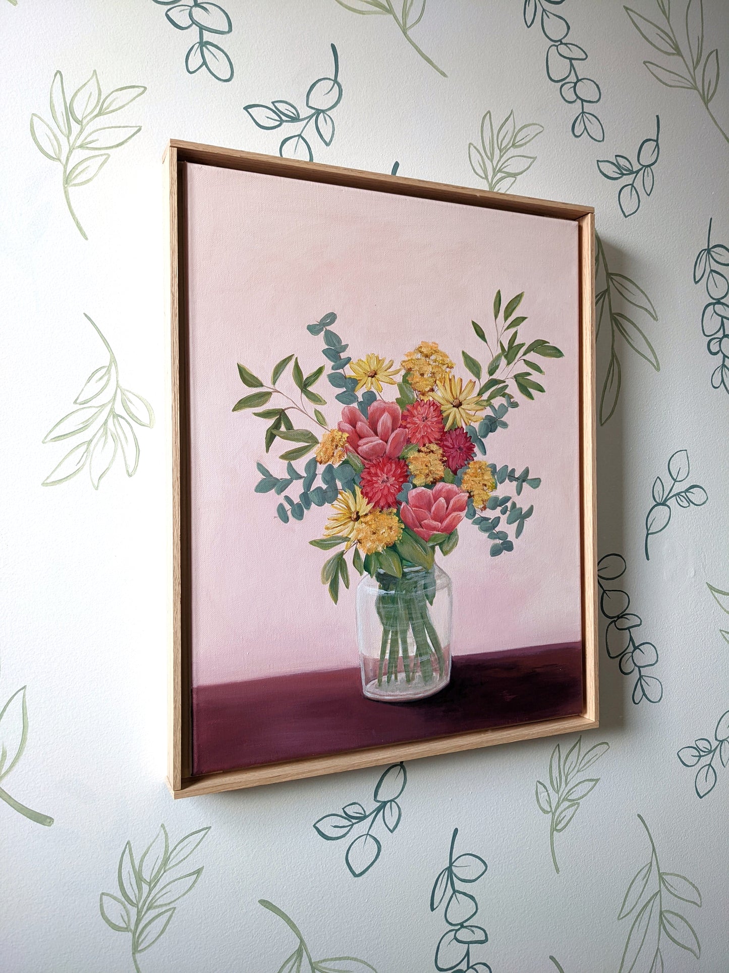 "Summer's Day" - 16x20 framed art on canvas