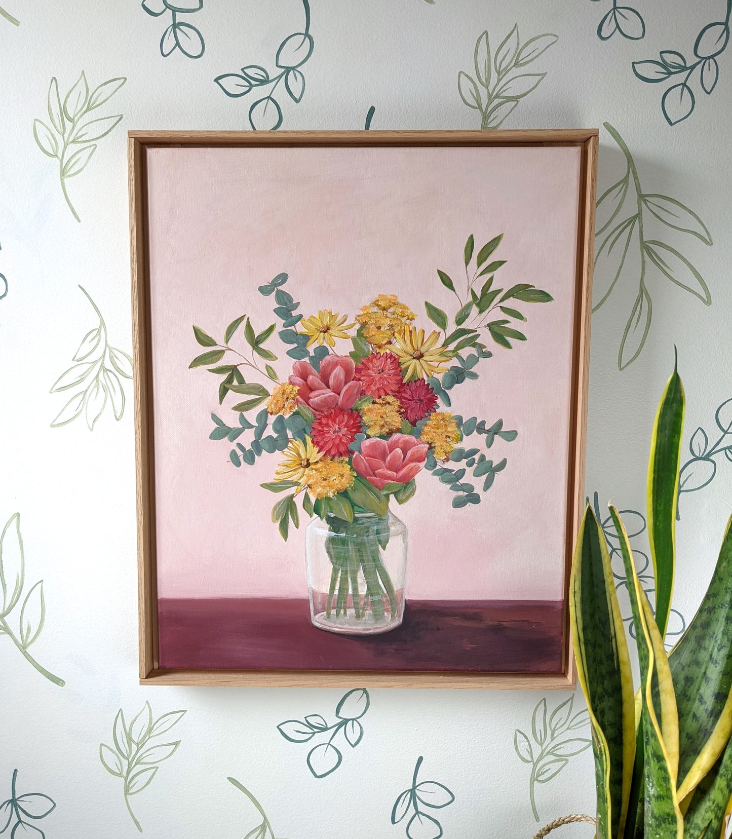 "Summer's Day" - 16x20 framed art on canvas