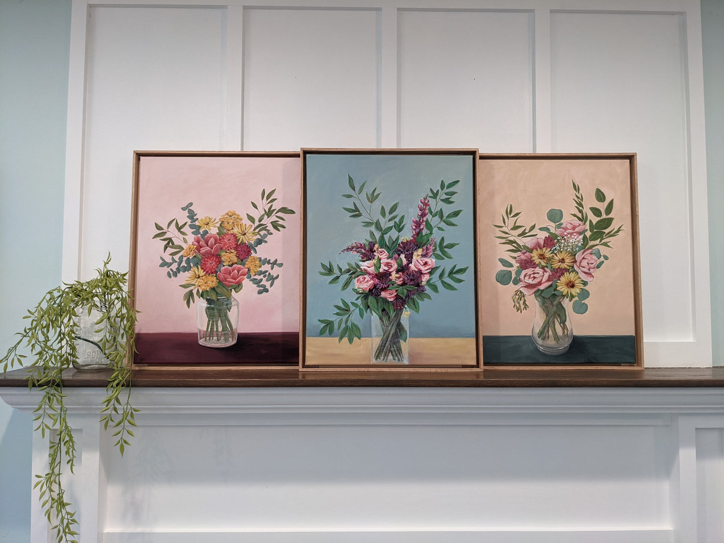 "Summer's Day" - 16x20 framed art on canvas