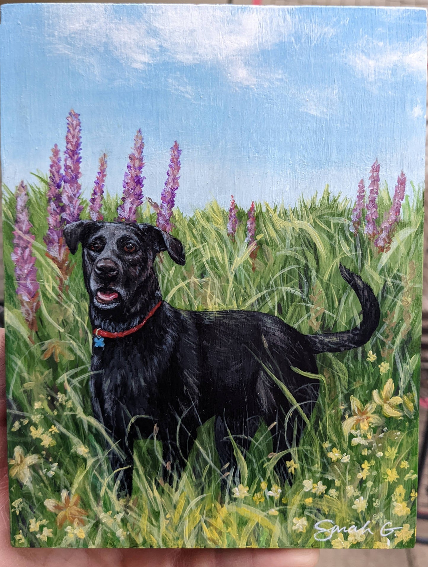 Custom Pet Portraits on Wood