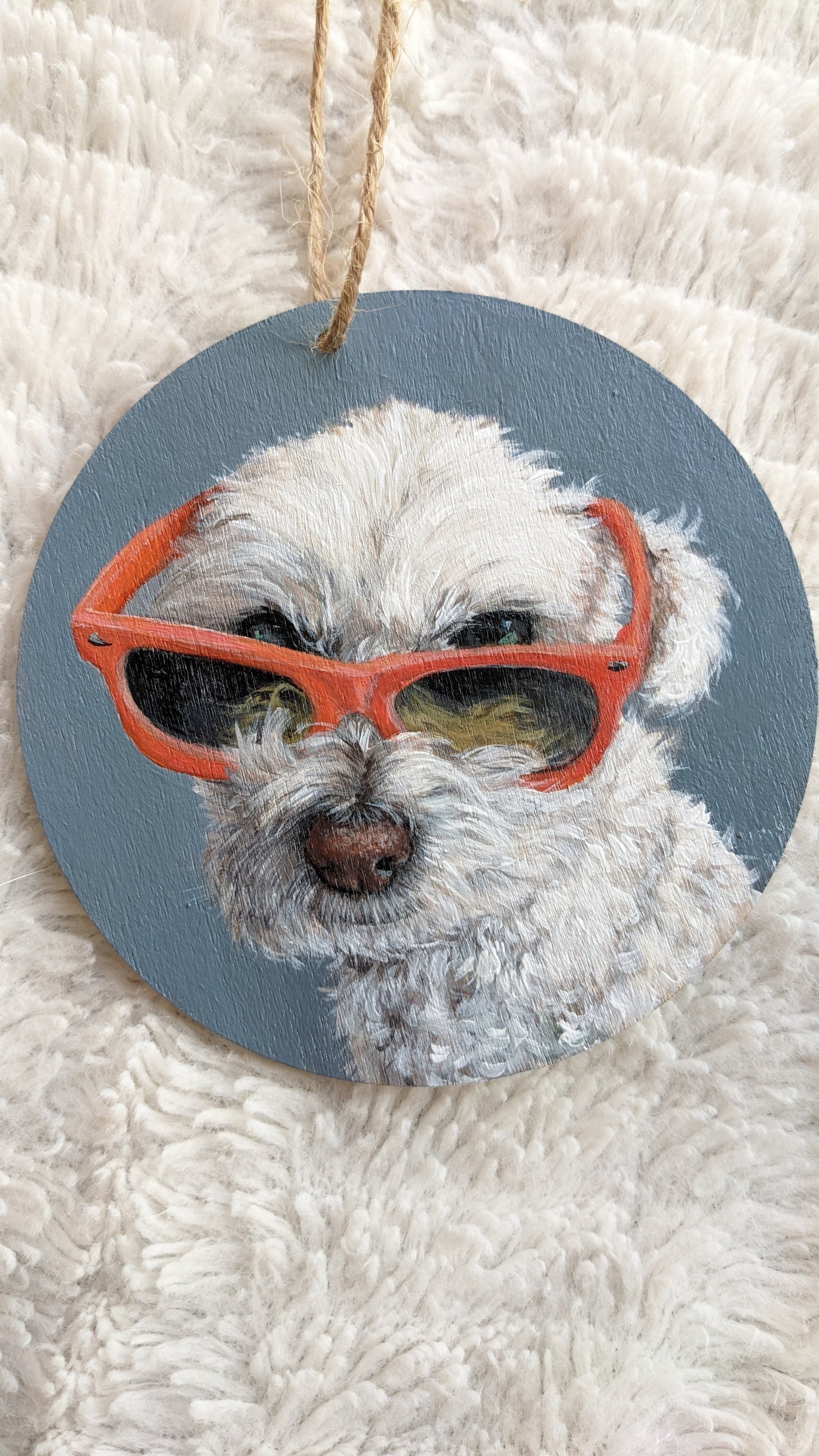 MINI Pet Portrait | Ornament size