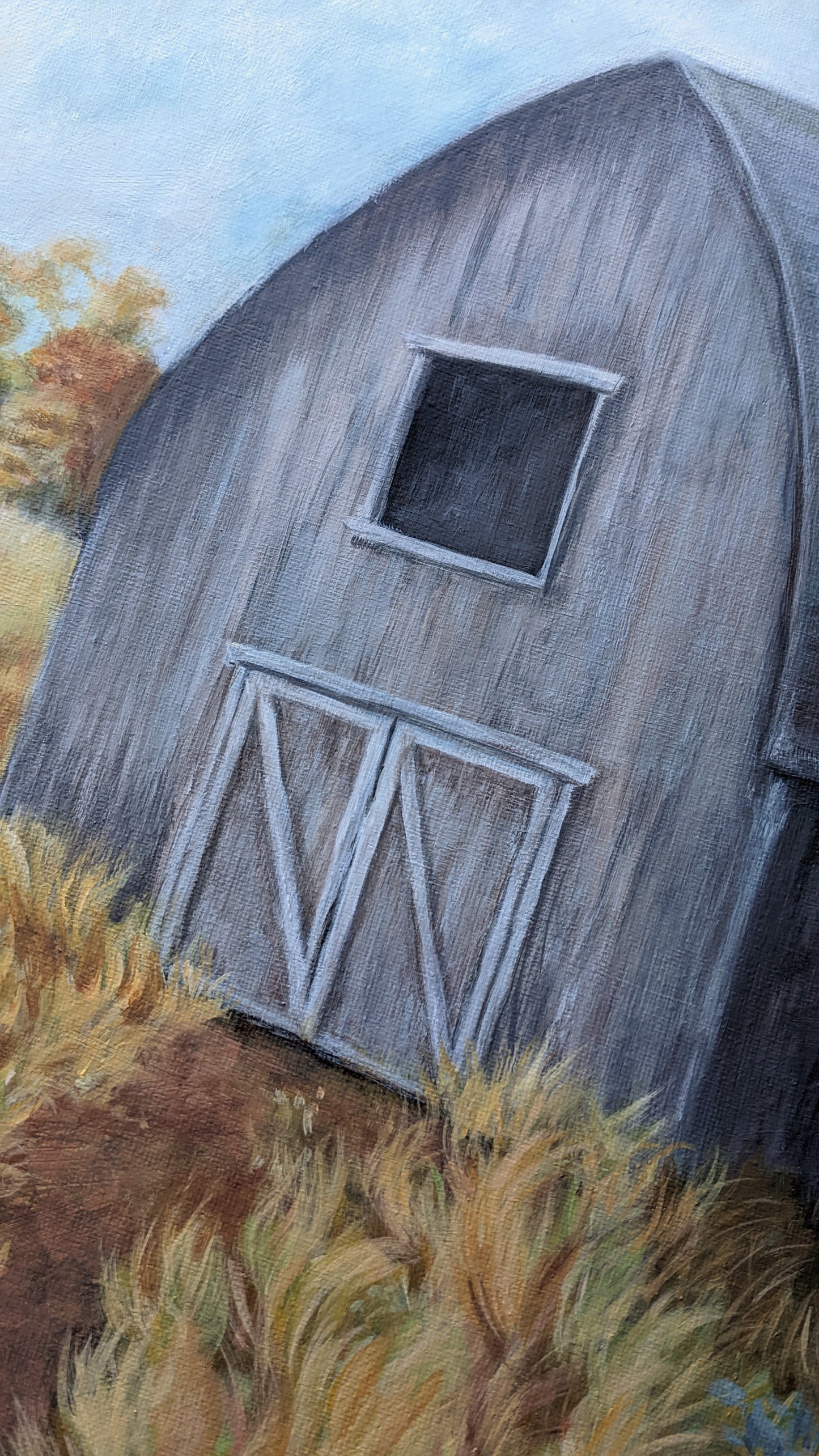 The old barn | 16 X 20 Original on canvas