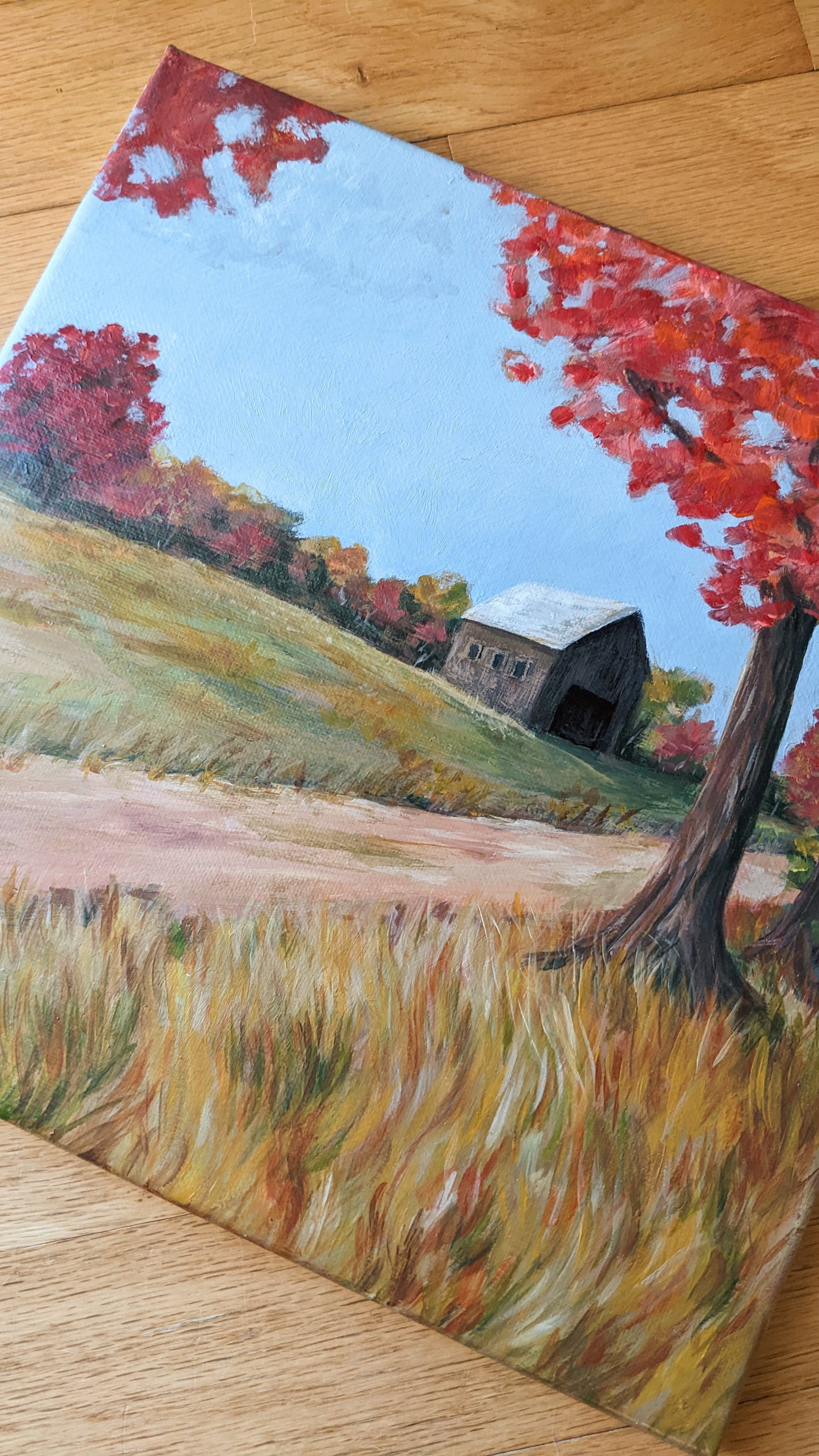 Drive by | 12 X 12 Original on Canvas