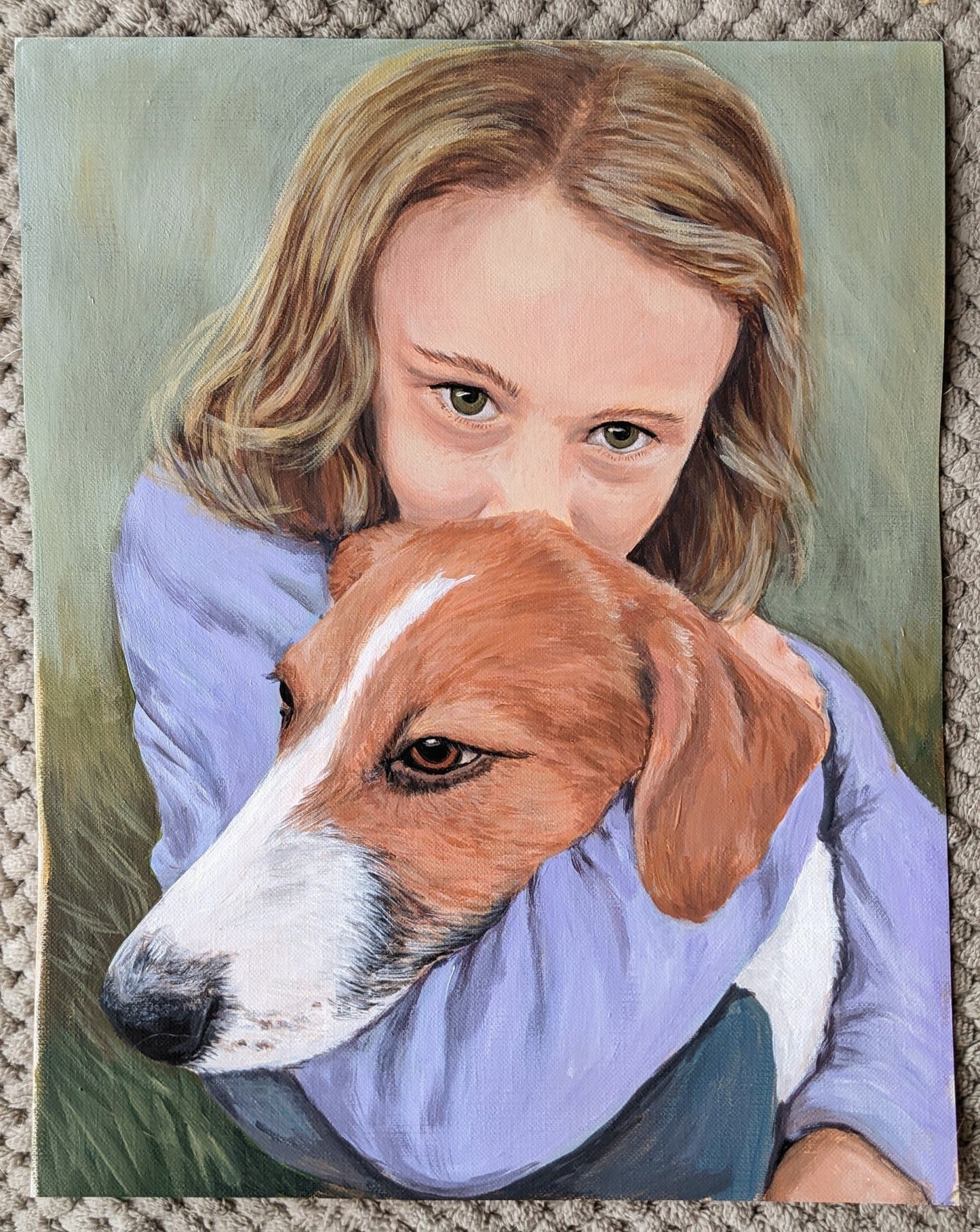 Custom Painted People Portrait from photo