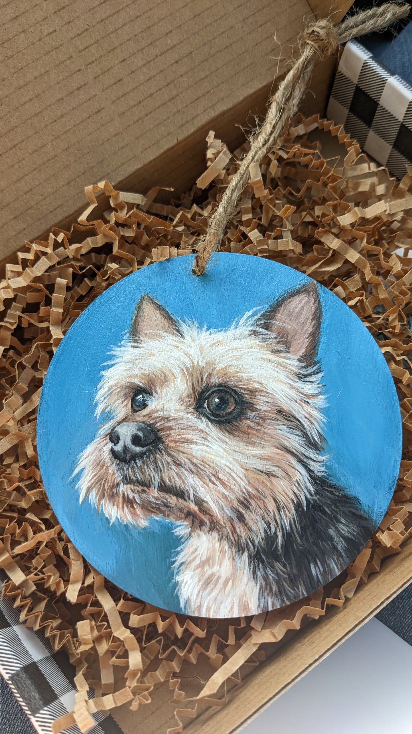 MINI Pet Portrait | Ornament size