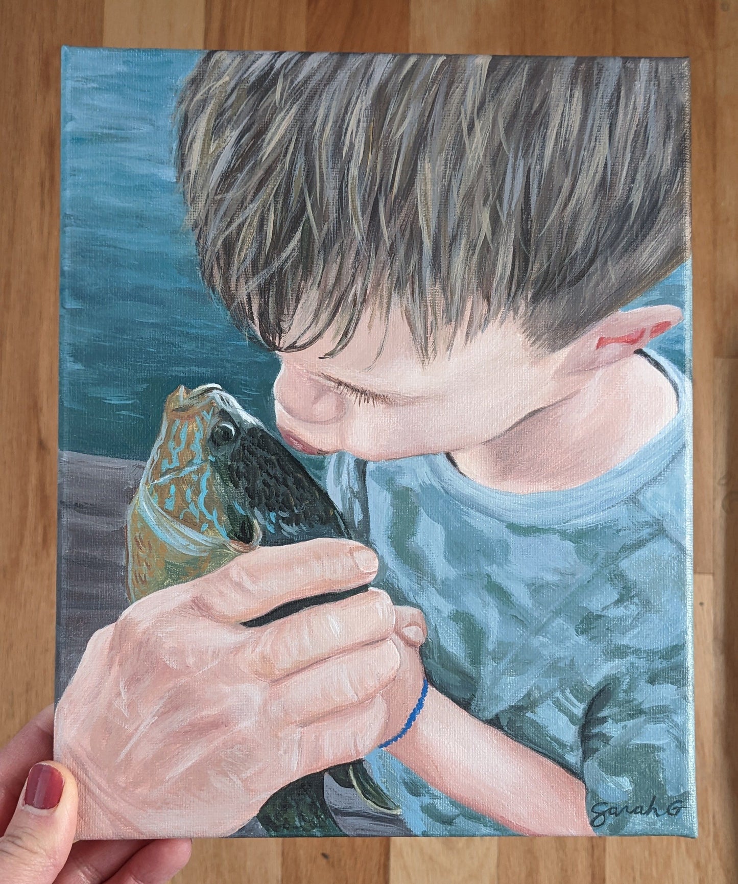 Custom Painted People Portrait from photo