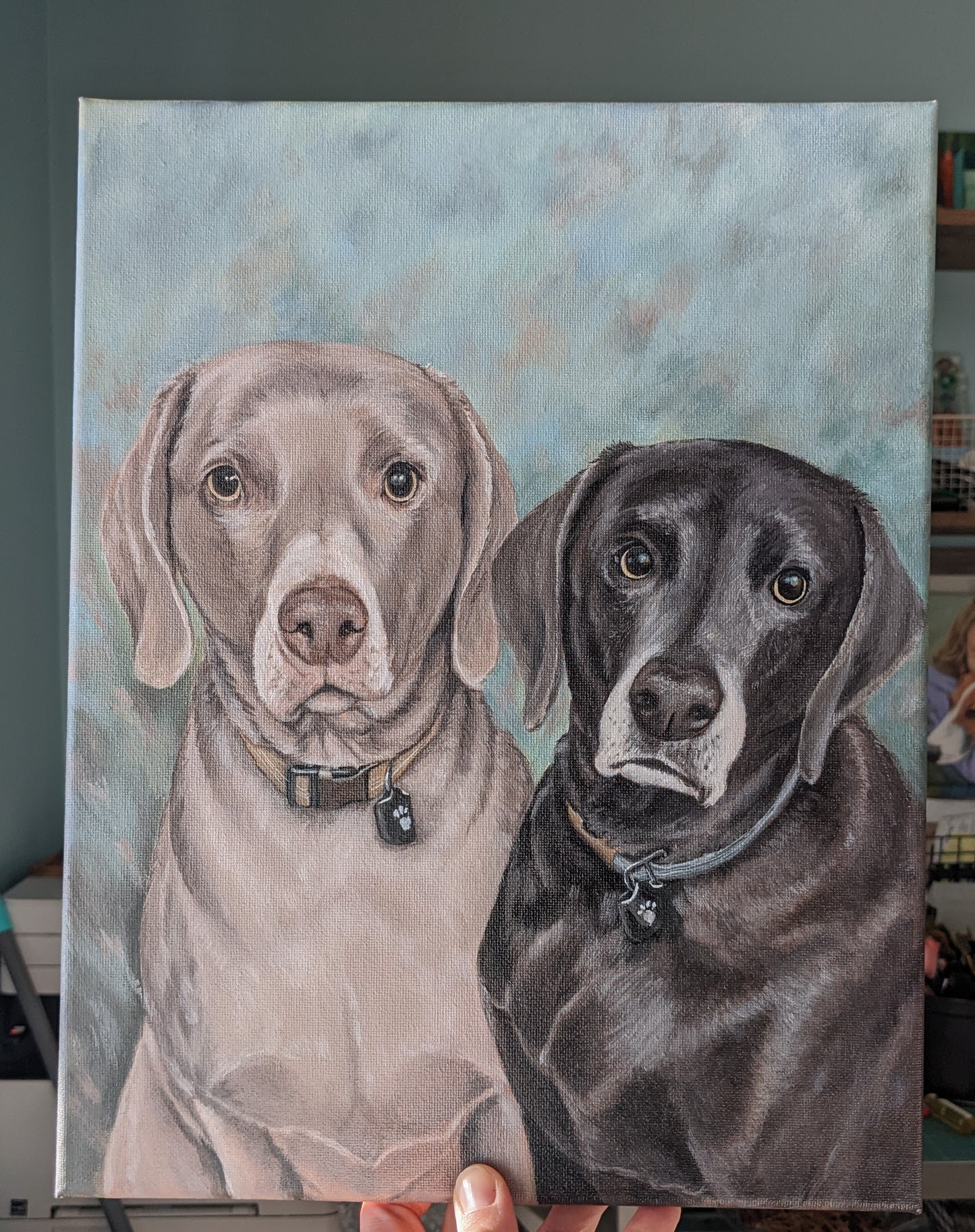Custom Pet Portraits on Canvas