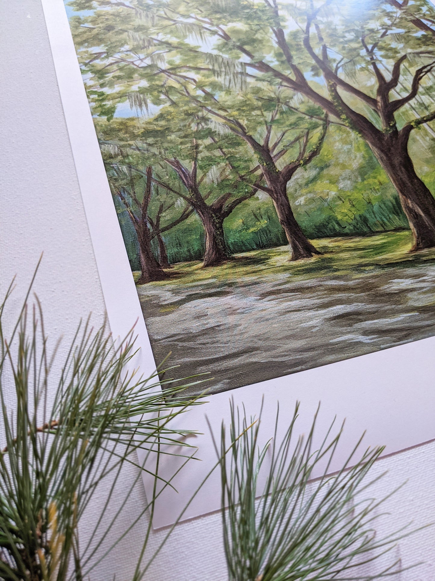 Driving through Savannah Art Print