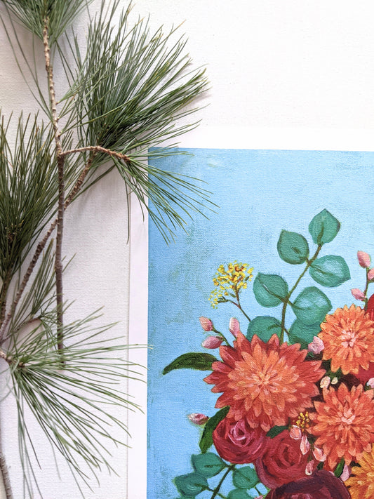 floral art print