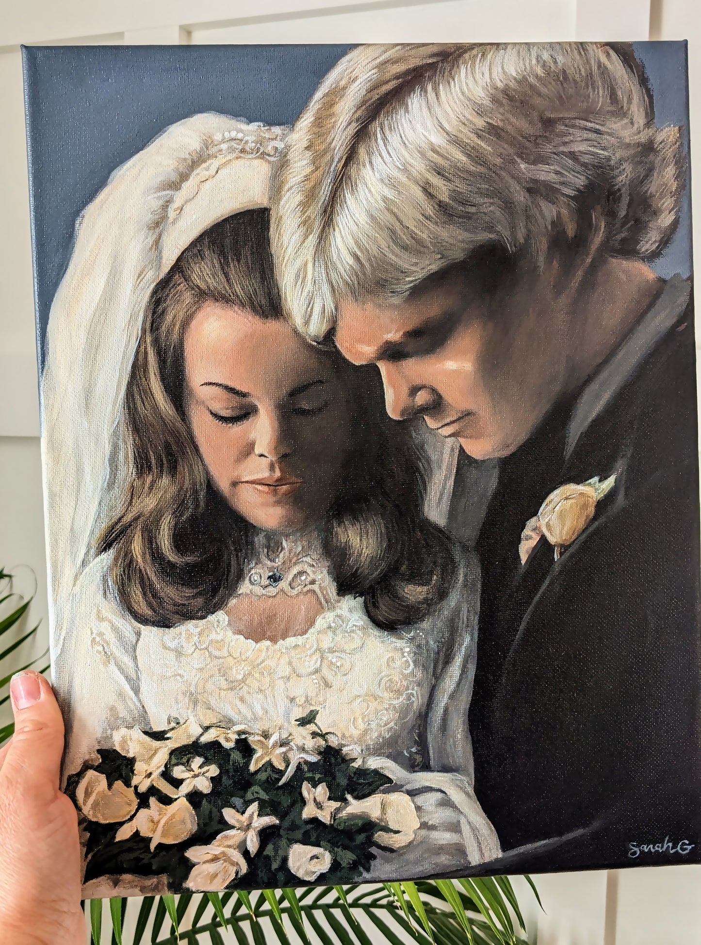 Custom Painted People Portrait from photo