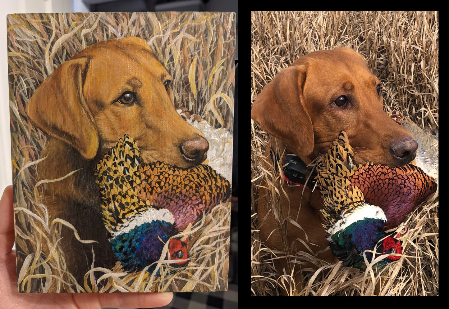 Custom Pet Portraits on Wood