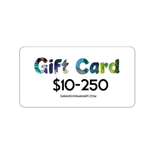 Gift Card - Sarah Gohman Art E-Gift card