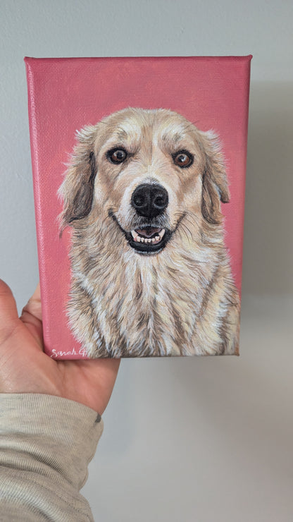 Custom Pet Portraits on Canvas