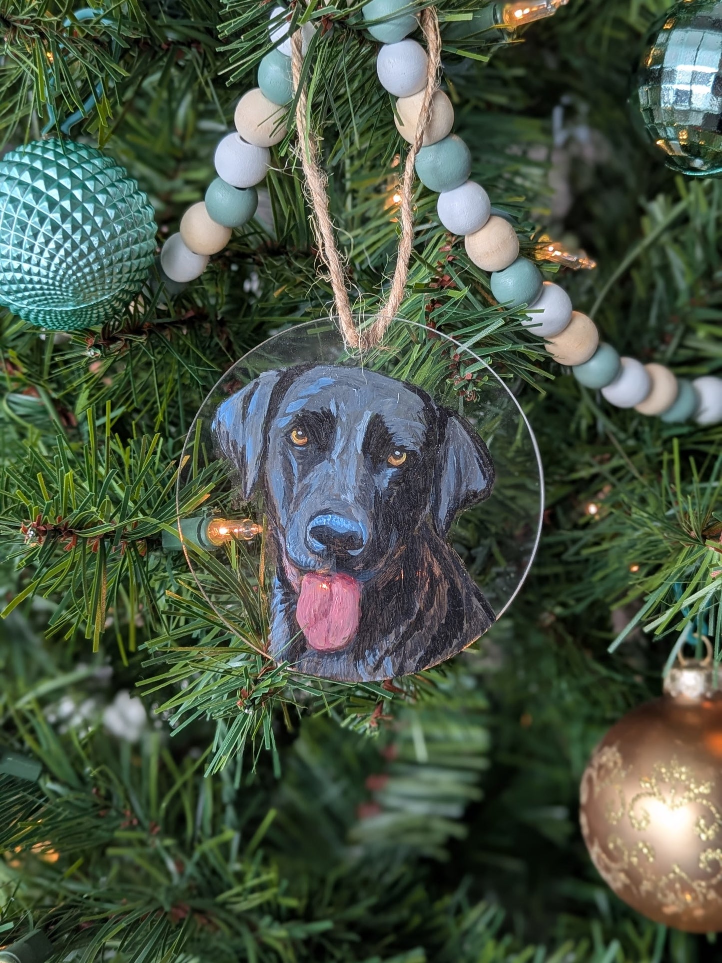 Black Lab Ornament