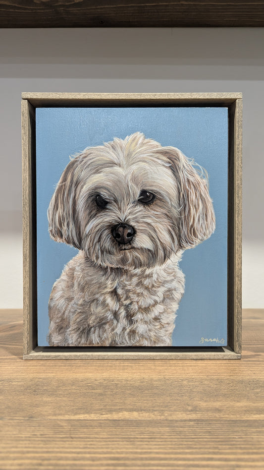 Custom Pet Portraits on Wood